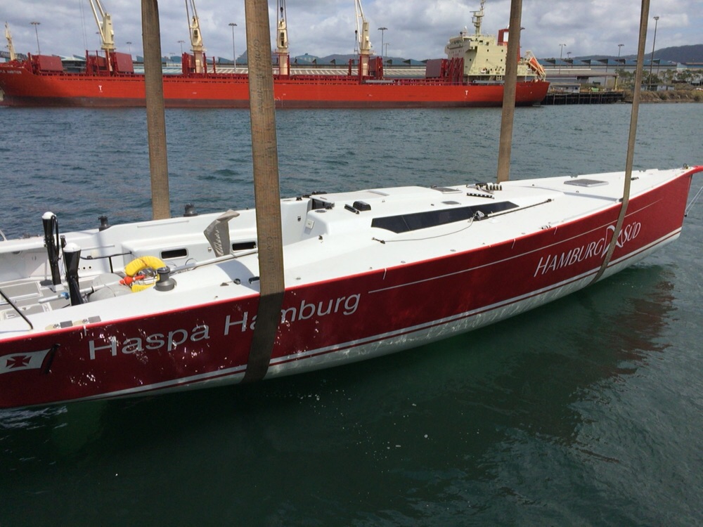 Die Haspa Hamburg ist auf freiem Kiel in Australien Hamburgischer